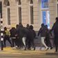 Imagens dos confrontos em Amesterdão com adeptos israelitas do Maccabi Tel Aviv