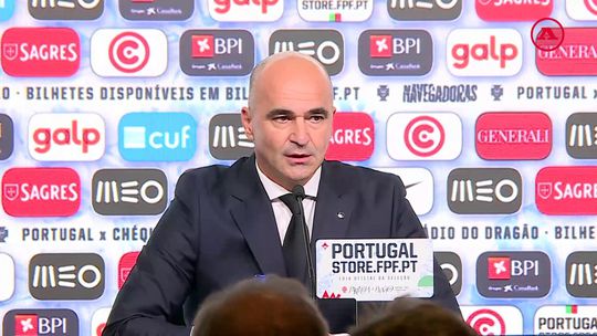 Roberto Martínez não pensa no empate