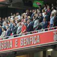 Presidentes de Benfica e FC Porto no camarote presidencial