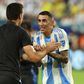 Scaloni: «Di María é uma figura incrível, estava mortinho por ser convocado»