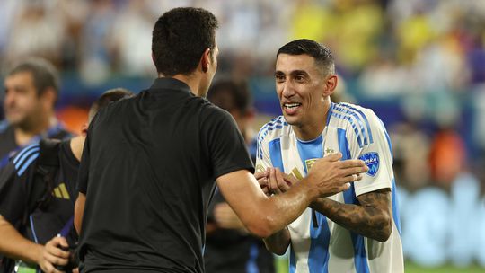 Scaloni: «Di María é uma figura incrível, estava mortinho por ser convocado»