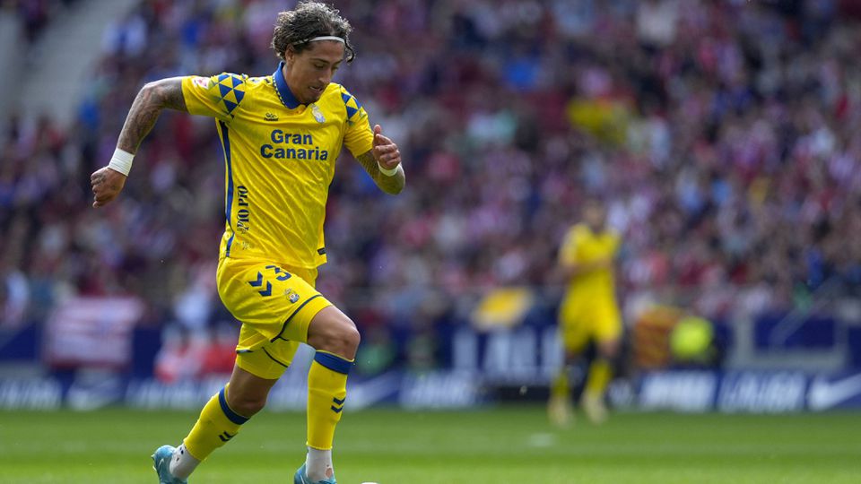 Fábio Silva, avançado do Las Palmas, cedido pelo Wolverhampton (Foto: IMAGO)