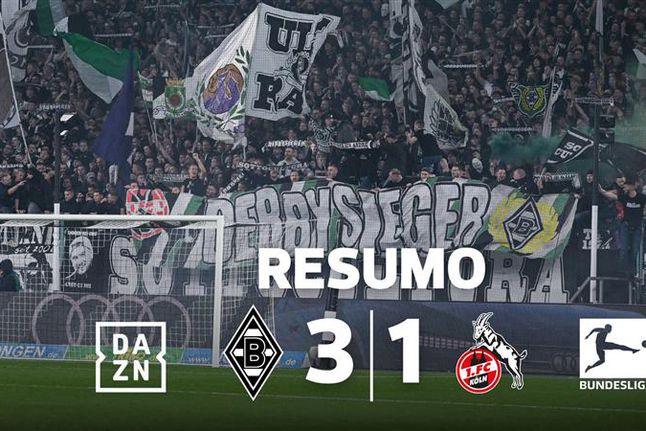 Sem vencer desde março, M'gladbach soma segundo triunfo seguido (resumo)