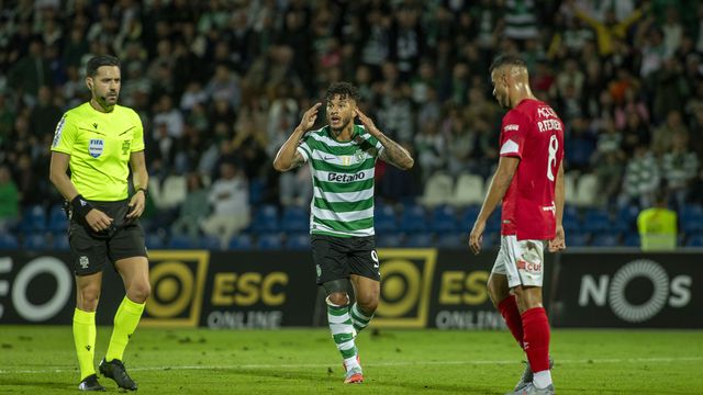 João Gonçalves foi o árbitro do Sporting-Santa Clara - Foto: Lusa
