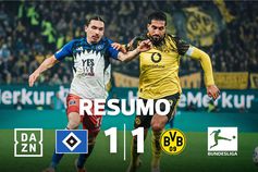 Dortmund surpreendido no último minuto em casa do Hamburgo (resumo)
