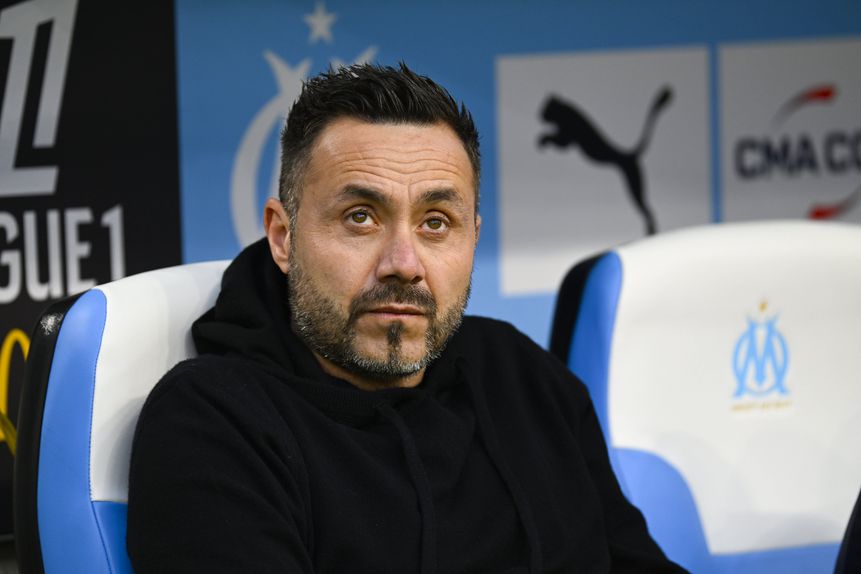 Roberto De Zerbi, treinador do Marselha