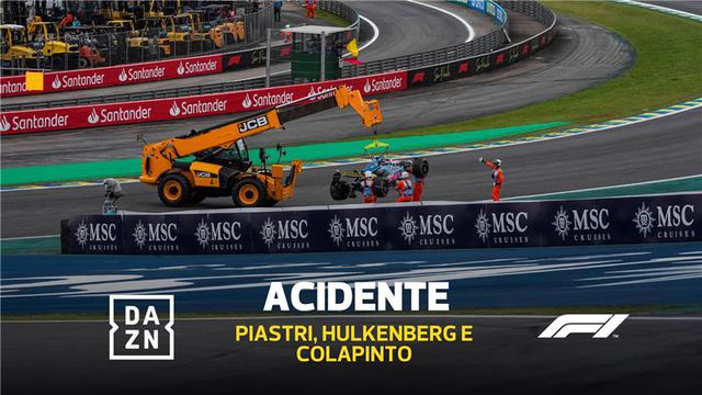 Insólito no Brasil: três pilotos despistam-se na mesma curva em poucos segundos