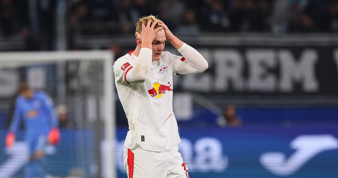 Conrad Harder, avançado do Leipzig e ex-Sporting