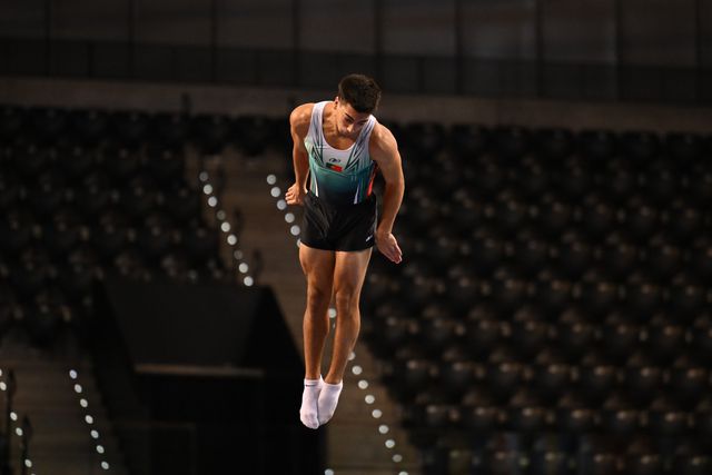 Portugal no pódio mundial de trampolim individual por equipas (foto: COP)