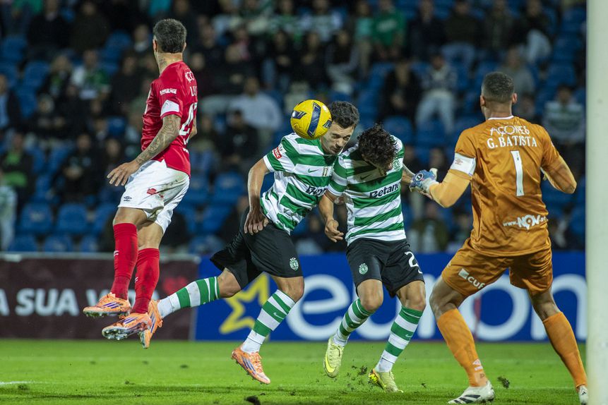 Pedro Gonçalves fez o 1-1. Foto: EDUARDO COSTA/LUSA