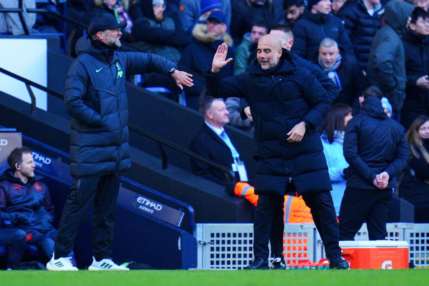 Klopp e Pep Guardiola
