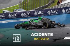 Carro até levantou voo: batida arrepiante de Bortoleto na última volta