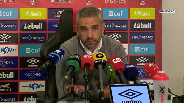 Rui Borges e a lesão de Pedro Gonçalves: «Espero que não seja grave»