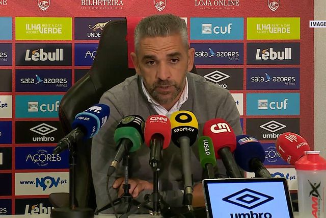 Rui Borges e a lesão de Pedro Gonçalves: «Espero que não seja grave»