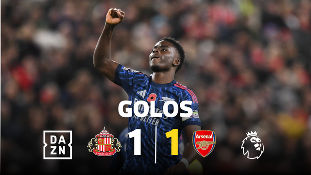 Saka restabelece igualdade e dá esperança ao Arsenal