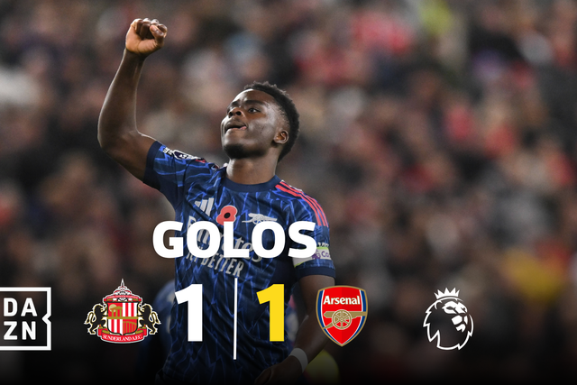 Saka restabelece igualdade e dá esperança ao Arsenal
