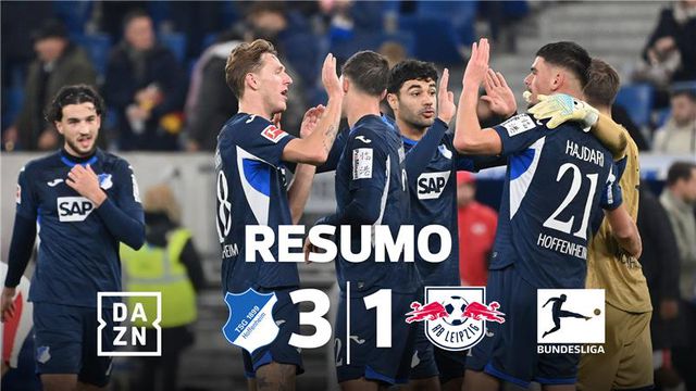 Leipzig perde com o Hoffenheim e Harder continua em branco (resumo)