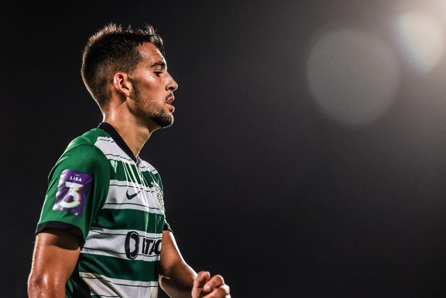 Diogo Abreu ao serviço do Sporting B, em jogo pela Liga 3. (Foto: Sporting Clube de Portugal)