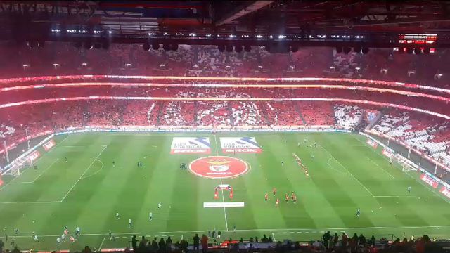 Aquecimento das equipas