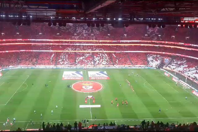 Aquecimento das equipas