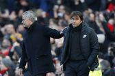 José Mourinho e Antonio Conte, quando treinavam Manchester United e Chelsea