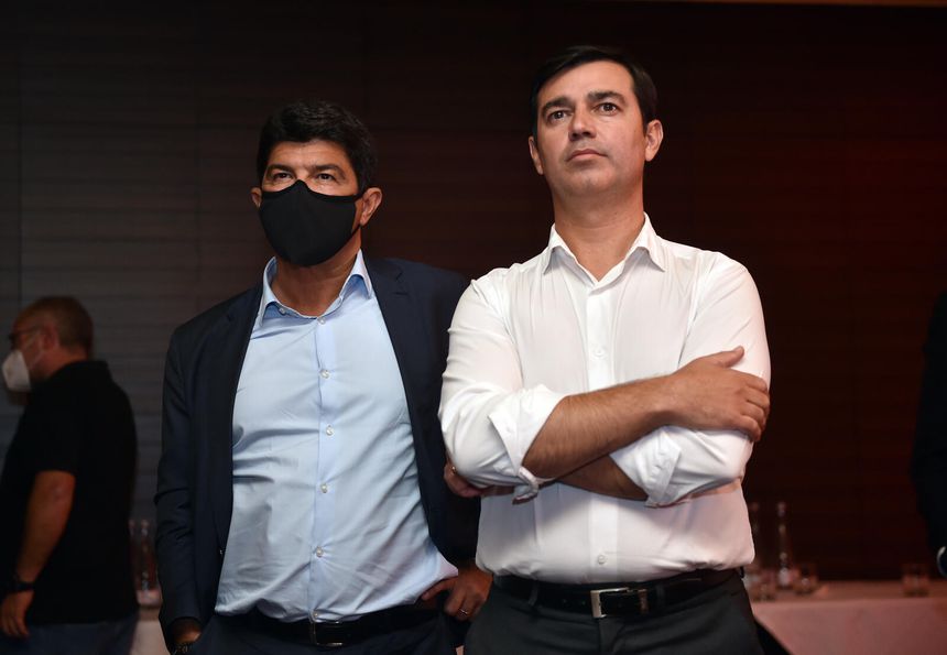 Nuno Costa, aqui com Luís Bernardo, em 2021 - Foto: Miguel Nunes