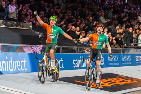 Iúri Leitão e Yoeri Havik - Foto: WielerZesdaagse Rotterdam