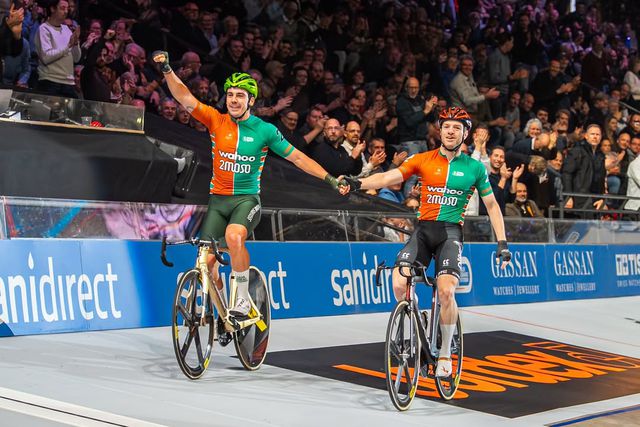 Iúri Leitão e Yoeri Havik - Foto: WielerZesdaagse Rotterdam