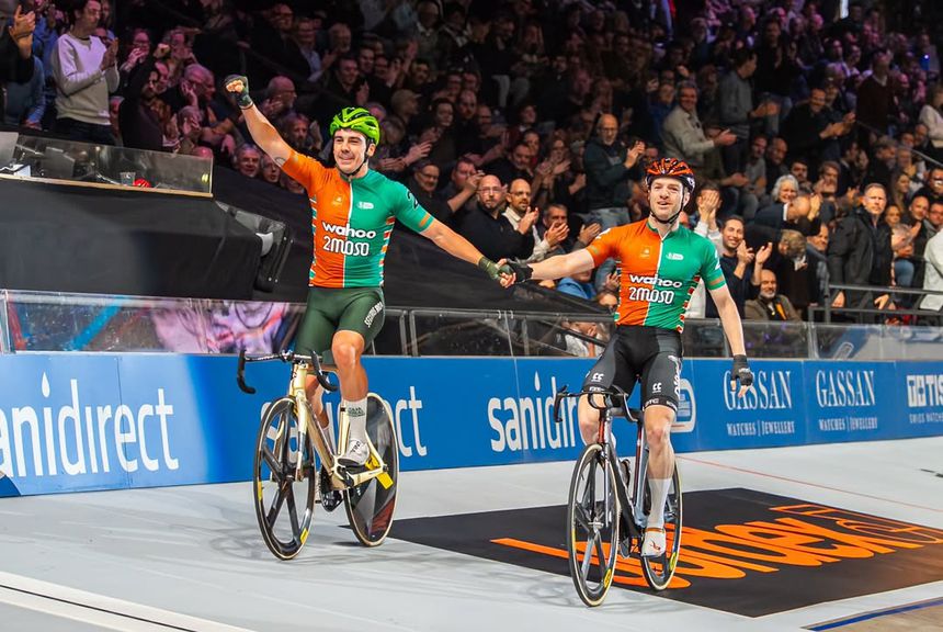 Iúri Leitão e Yoeri Havik - Foto: WielerZesdaagse Rotterdam