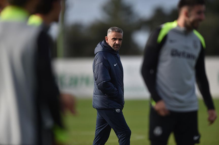 O treinador do Sporting, Rui Borges, 44 anos - Foto: MIGUEL NUNES