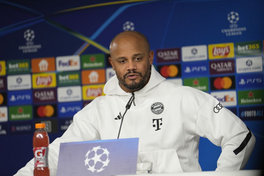 Kompany elogiou o Sporting, mas deixou aviso aos seus jogadores. Foto: Bayern