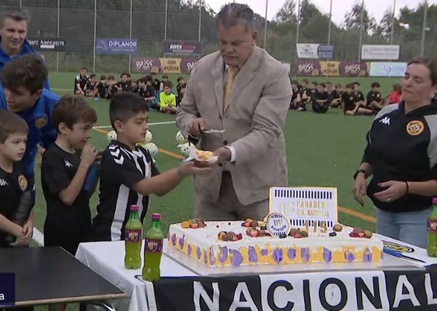 Rui Alves nas cerimónias dos 115 anos do Nacional. - Foto: D.R.