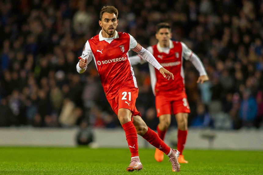 Ricardo Horta brilhou na goleada (4-0) do SC Braga em Arouca — Foto: IMAGO