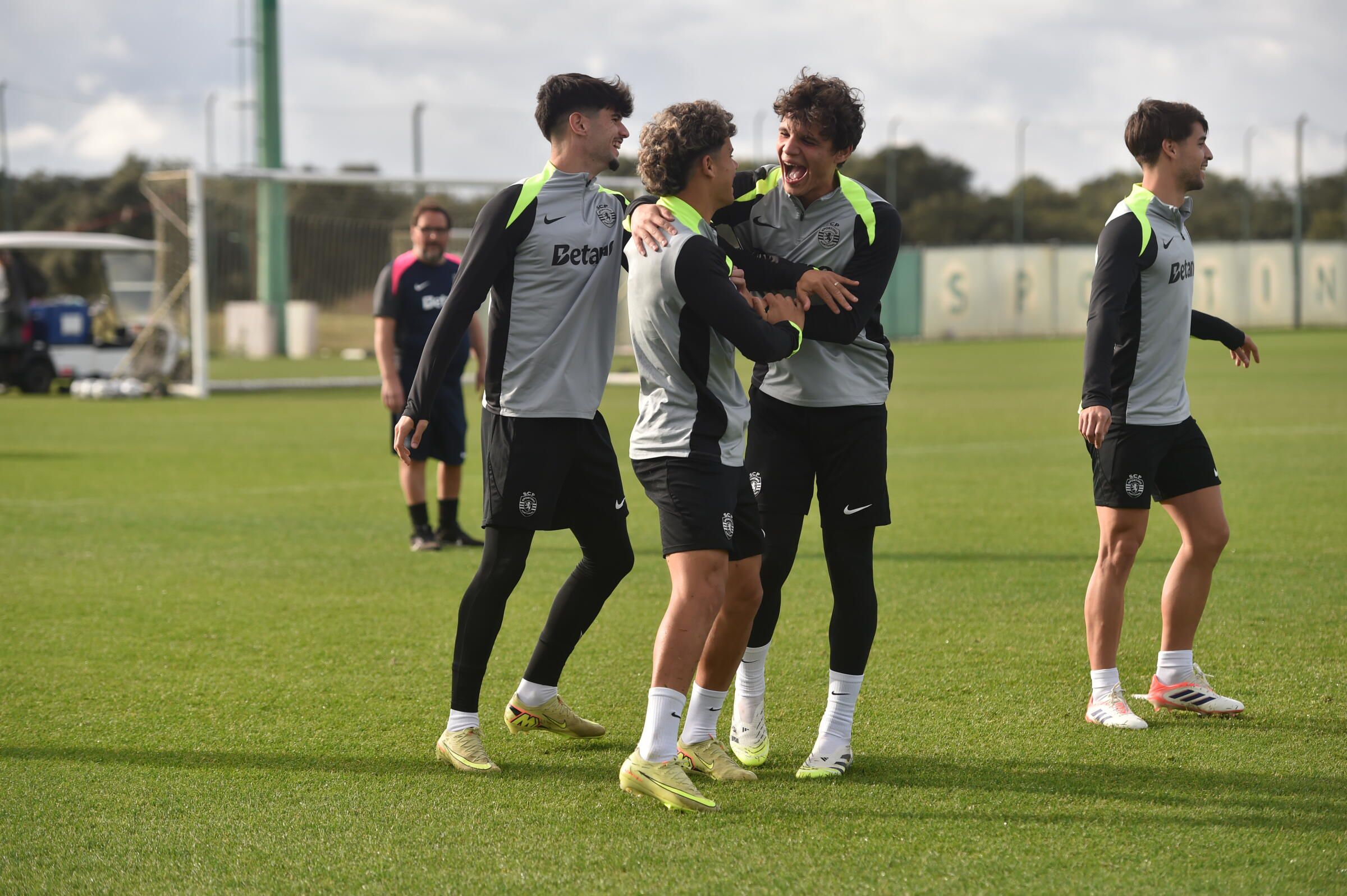 Treino do Sporting antes de defrontar o Bayern - Foto: Miguel Nunes