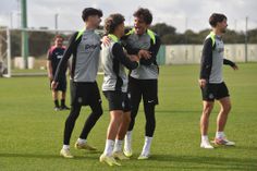 Treino do Sporting antes de defrontar o Bayern - Foto: Miguel Nunes