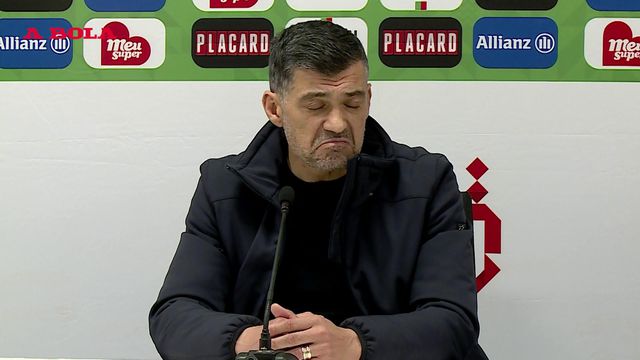 Sérgio Conceição aborda o mercado de inverno e deixa uma crítica