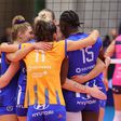 Equipa de voleibol feminino do FC Porto nas competições europeias. Foto CEV