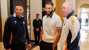 Real Madrid recebeu visita especial em Jeddah (fotos)