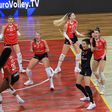Equipa de voleibol feminino do Benfica nas competições europeias. Foto CEV