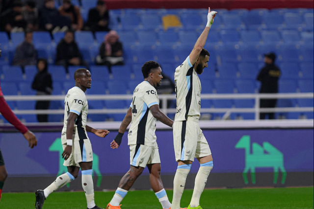 Benzema rubricou um 'hat-trick' - Foto: X/Al Ittihad