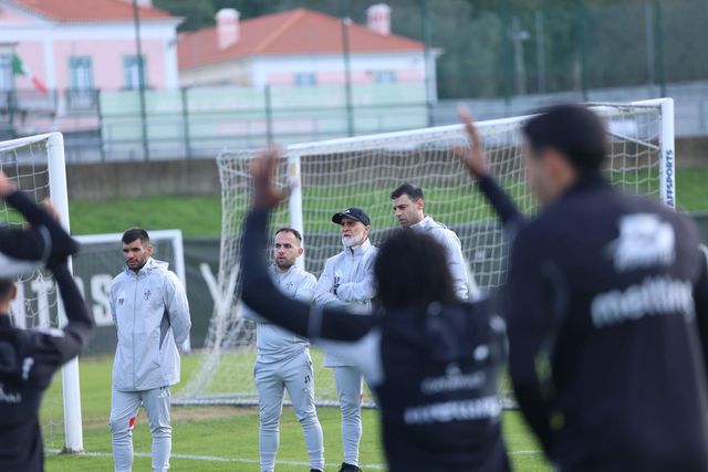 Álvaro Pacheco no treino do Casa Pia - Foto: Casa Pia