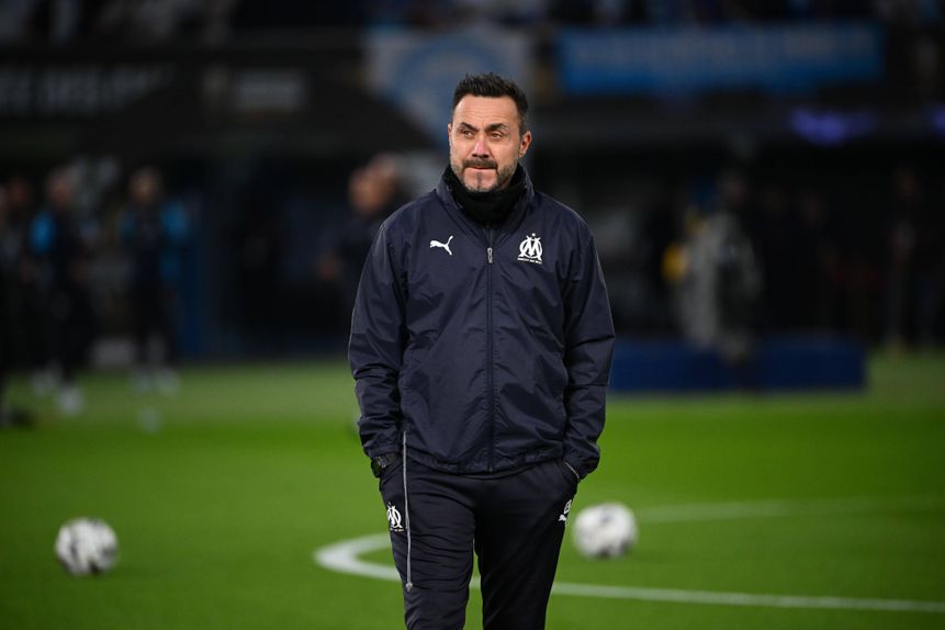 Roberto De Zerbi, treinador do Marselha