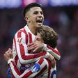 Thiago Almada soma 2 golos e 1 assistência em 16 de 26 jogos pelo Atlético Madrid