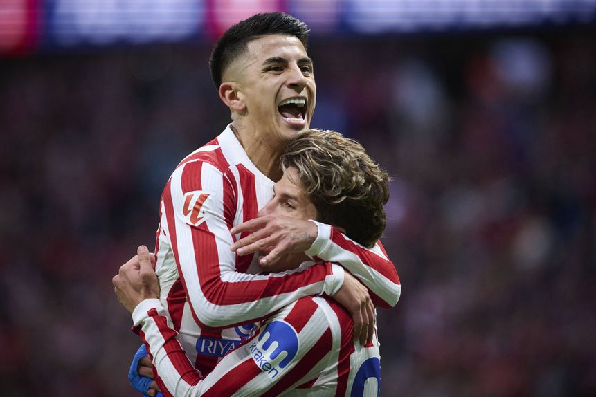 Thiago Almada soma 2 golos e 1 assistência em 16 de 26 jogos pelo Atlético Madrid