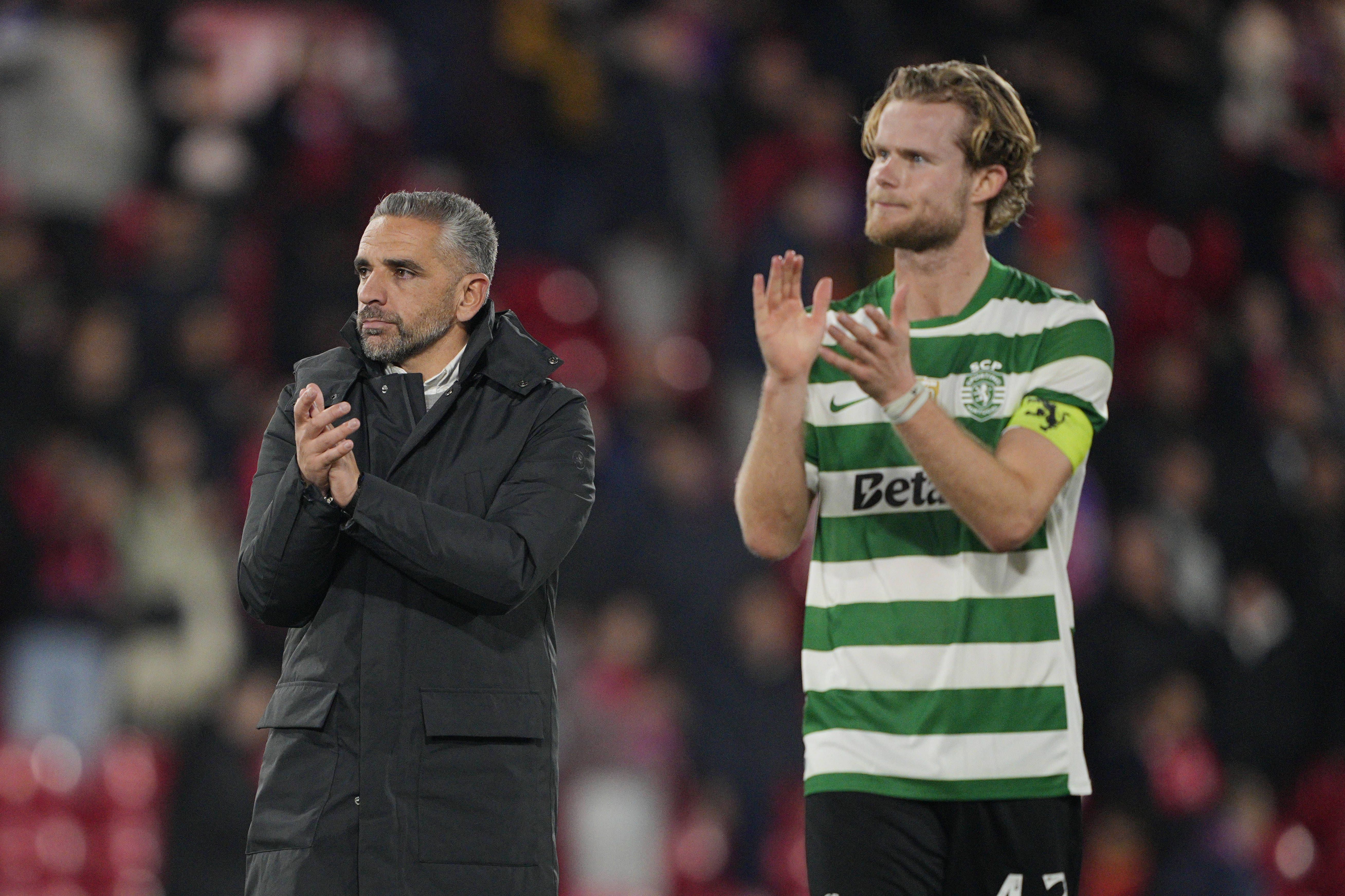 Morten Hjulmand é o capitão e, sem dúvida, um dos esteios da equipa de Rui Borges. Volta ao onze após castigo - Foto: IMAGO