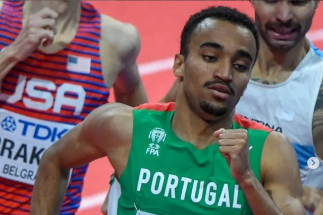 O atleta do Benfica Nader. Foto FPA