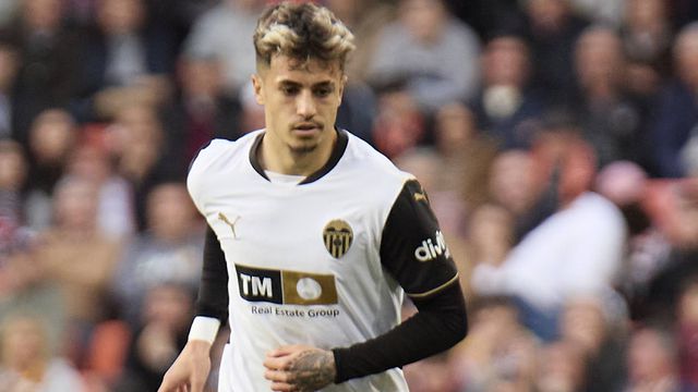 Iván Jaime em ação pelo Valência