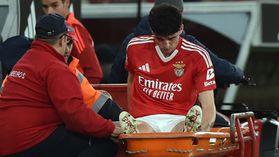 Benfica: a primeira reação de Manu à lesão grave