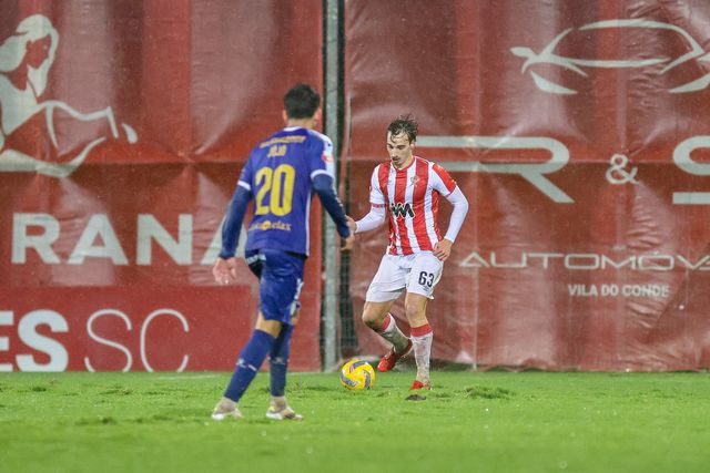 Hugo Faria tornou-se num valor seguro dos matosinhenses e ainda está no início de carreira - Foto: Leixões
