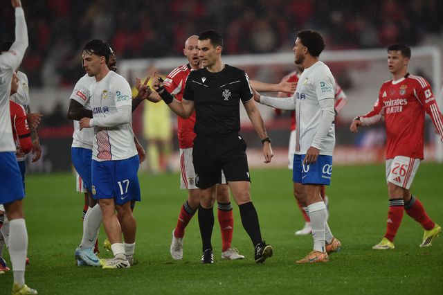 Bruno Costa, juiz da partida entre Benfica e Alverca